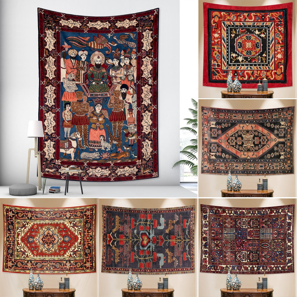 Bohemian Retro pattern home decoration tapestry wall decoration Zagiz