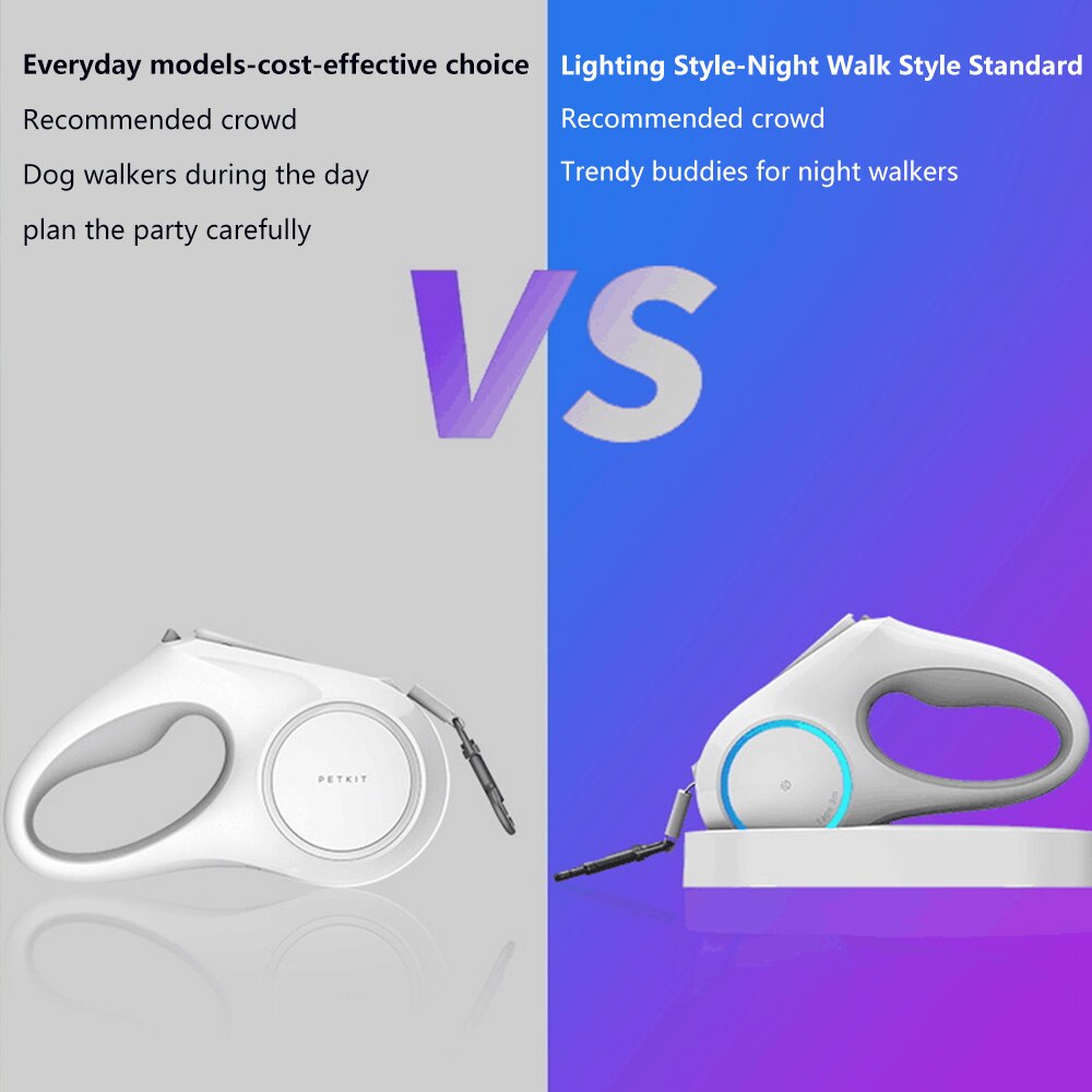 Petkit Go Shine Max Pet Leash with Traction and LED Night Light Zagiz
