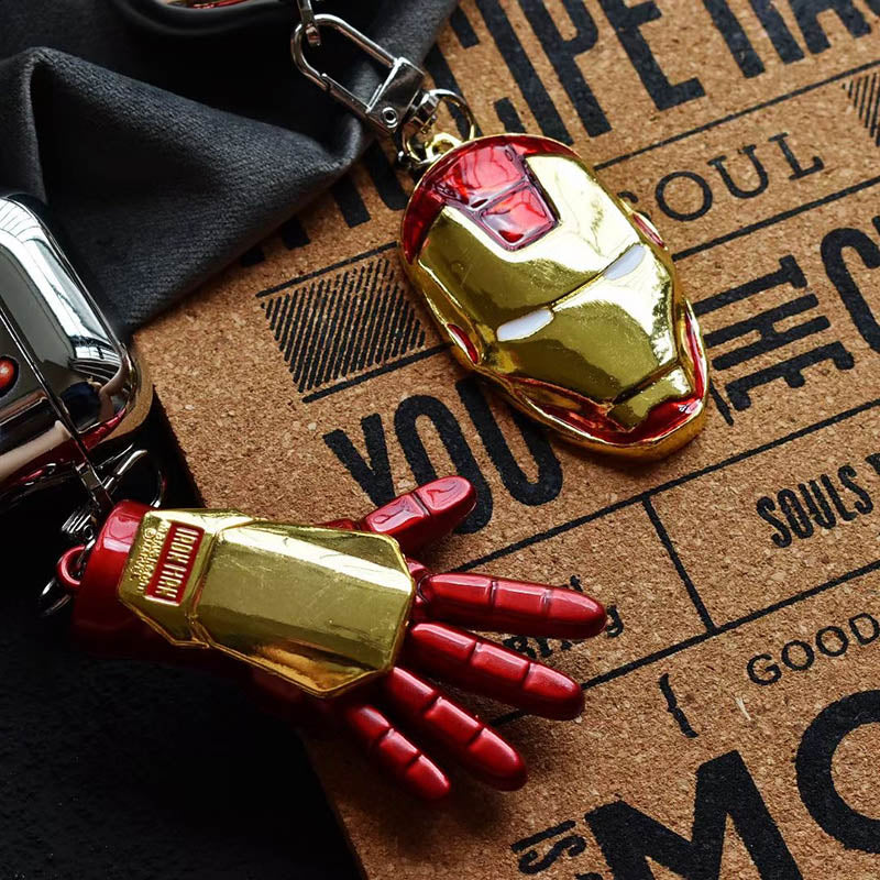 Marvel Iron Man Electroplating soft TPU Bluetooth Headset Airpods Case For Apple Airpods 1 2 and Airpods pro Zagiz