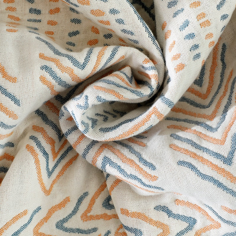 100% Cotton Boho Printed Blanket Zagiz