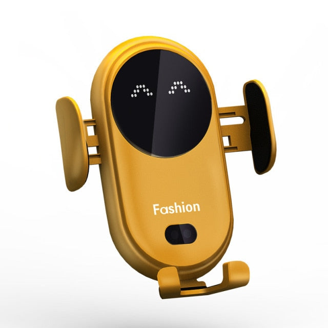 Wireless Charger Car Phone Holder with Smart Sensor Fast Charging Stand Mount Zagiz