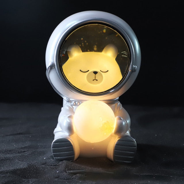 Spaceman Night Light Creative Cute Pet Astronaut Lamps Led Night Light for kids bedroom Zagiz