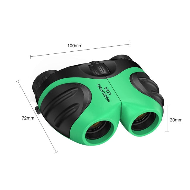 8x21 HD Powerful Kids Binoculars 1000M Long Range Folding Mini Telescope For Outdoor Camping Zagiz