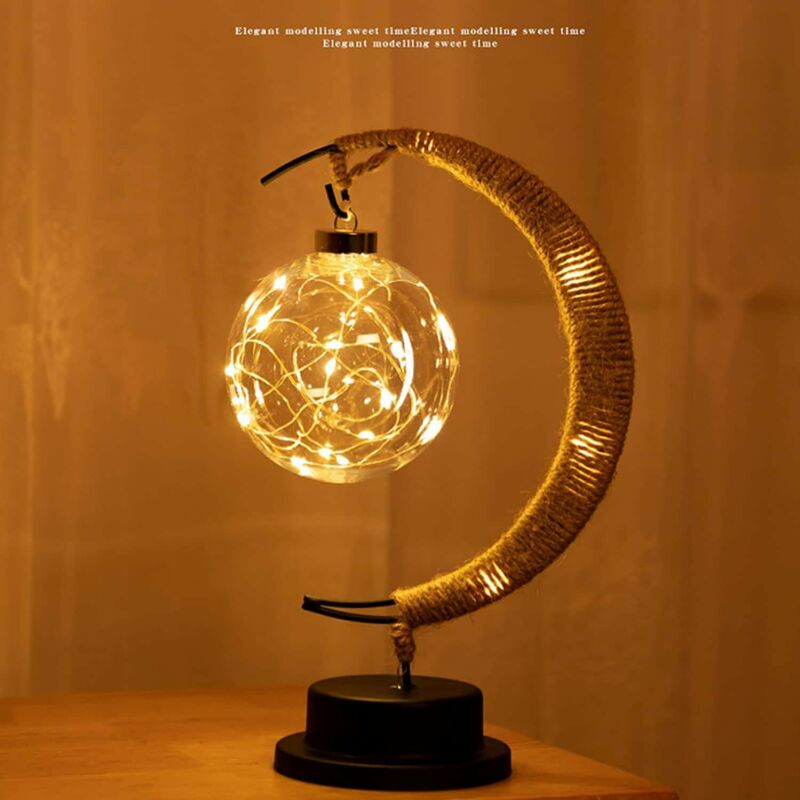 Enchanted Lunar Lamp Hanging Moon LED Night Light Zagiz