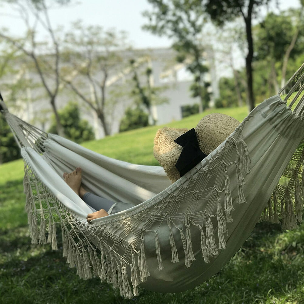 Camping Double Hammock Canvas Zagiz