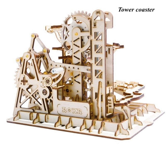 Robotime Marble Run Set DIY Wooden Model Assembly Kit Zagiz