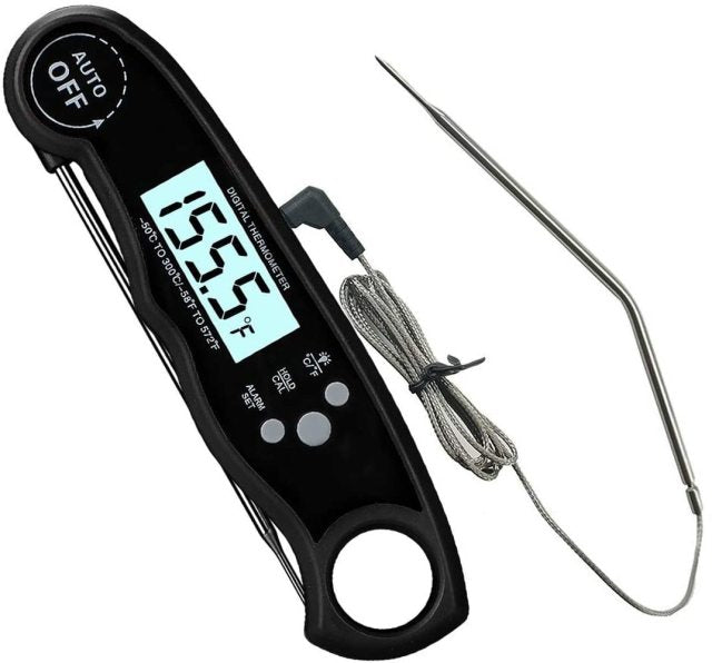 Instant Read Meat Thermometer Waterproof Ultra Fast Digital Thermometer Zagiz