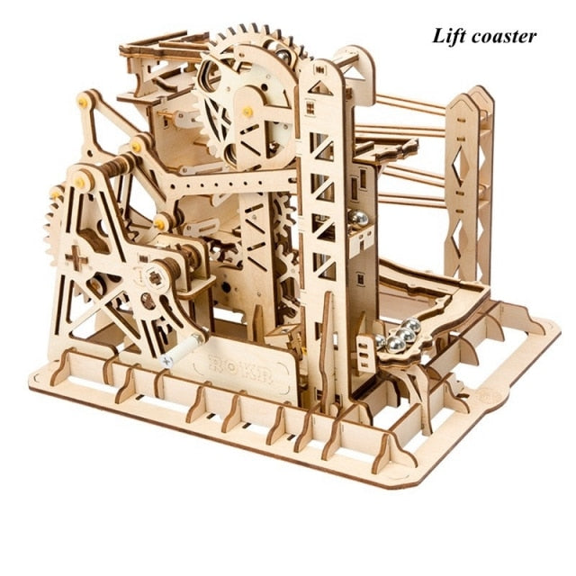 Robotime Marble Run Set DIY Wooden Model Assembly Kit Zagiz