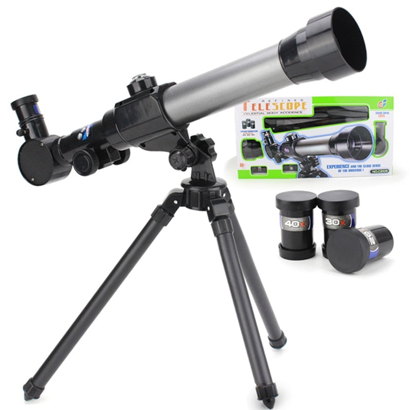 70mm Astronomy Refractor Telescopes for Kids and Beginners with Adjustable Tripod Travel Monocular Spotting Scope Zagiz