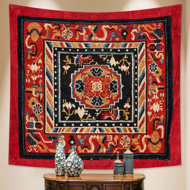 Bohemian Retro pattern home decoration tapestry wall decoration Zagiz