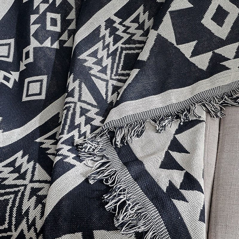 Unique Bohemian Throw Blanket or Picnic cover Zagiz