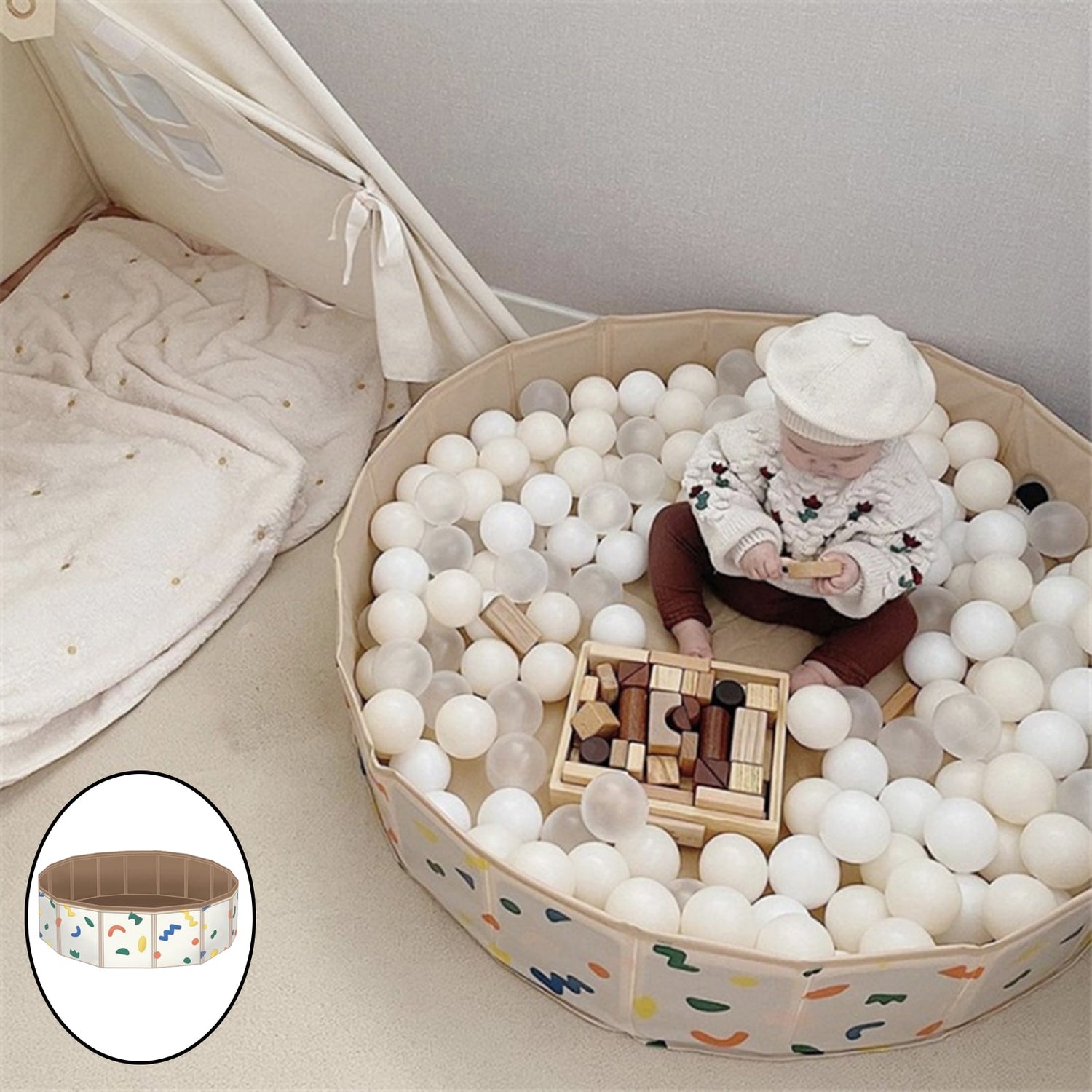 Portable Foldable Children Playpen Zagiz