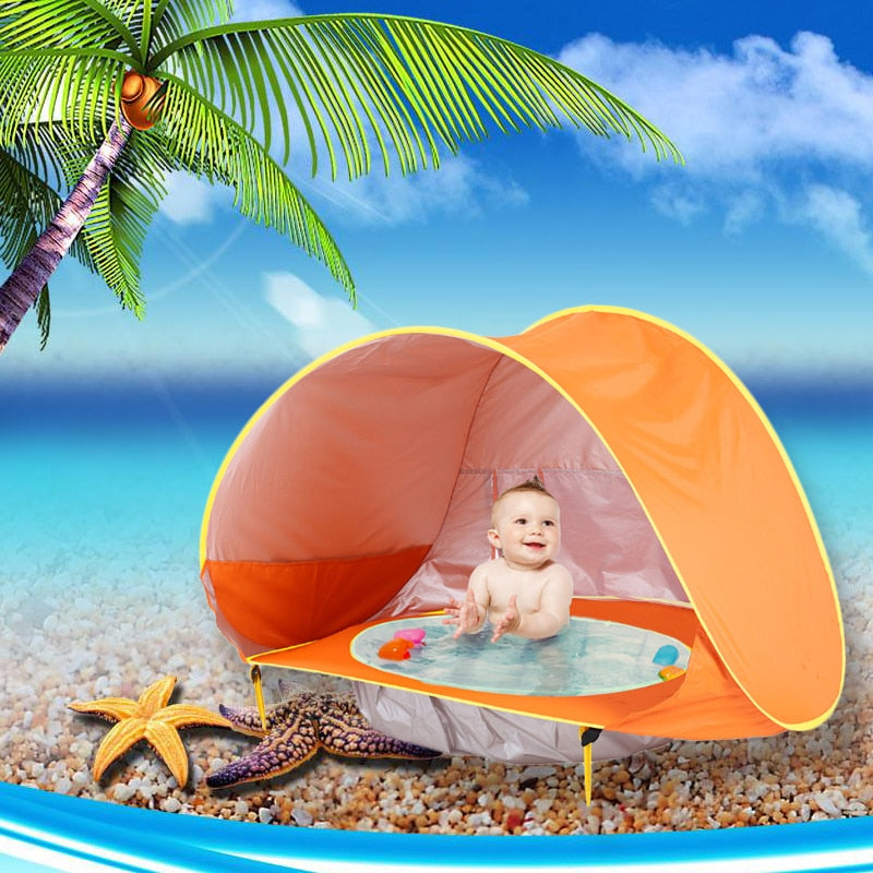 Baby Beach Tent Waterproof Pop Up with Pool Zagiz