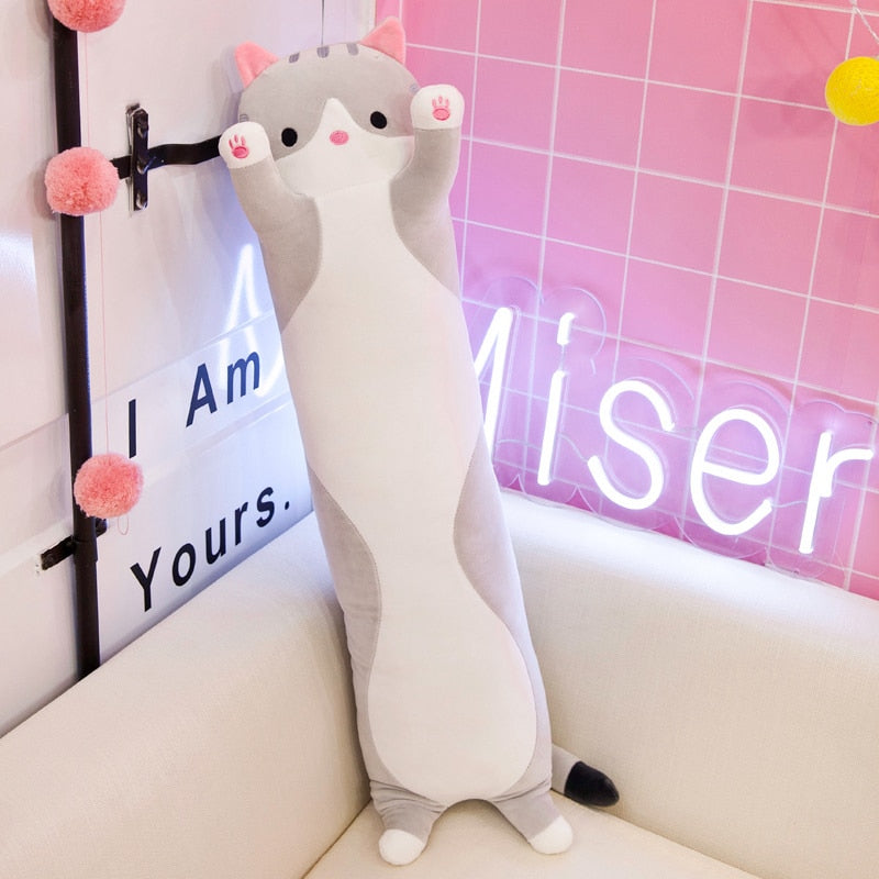 Cute Soft Long Cat Pillow Plush Zagiz