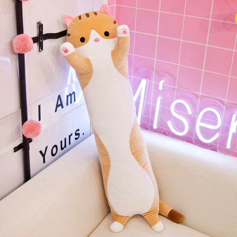 Cute Soft Long Cat Pillow Plush Zagiz