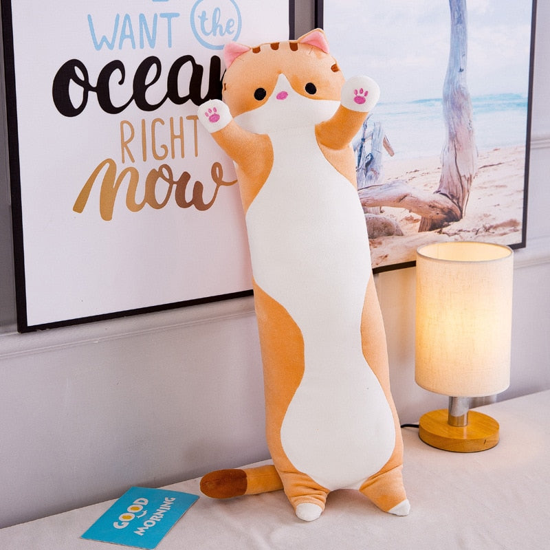 Cute Soft Long Cat Pillow Plush Zagiz