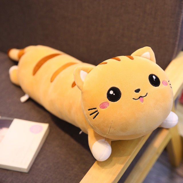 Cute Soft Long Cat Pillow Plush Zagiz