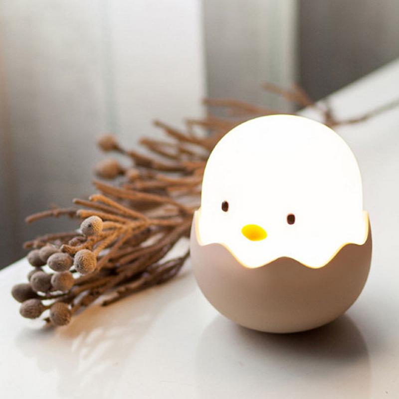Silicone Chicken Egg Touch Sensor LED Night Light Zagiz