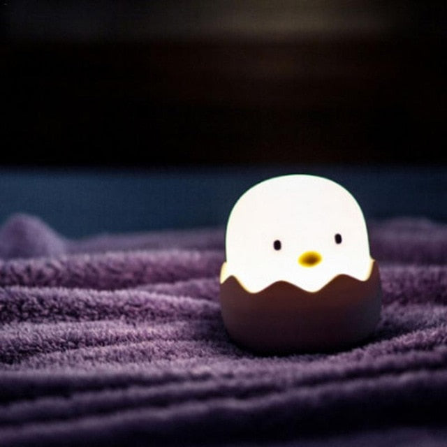 Silicone Chicken Egg Touch Sensor LED Night Light Zagiz