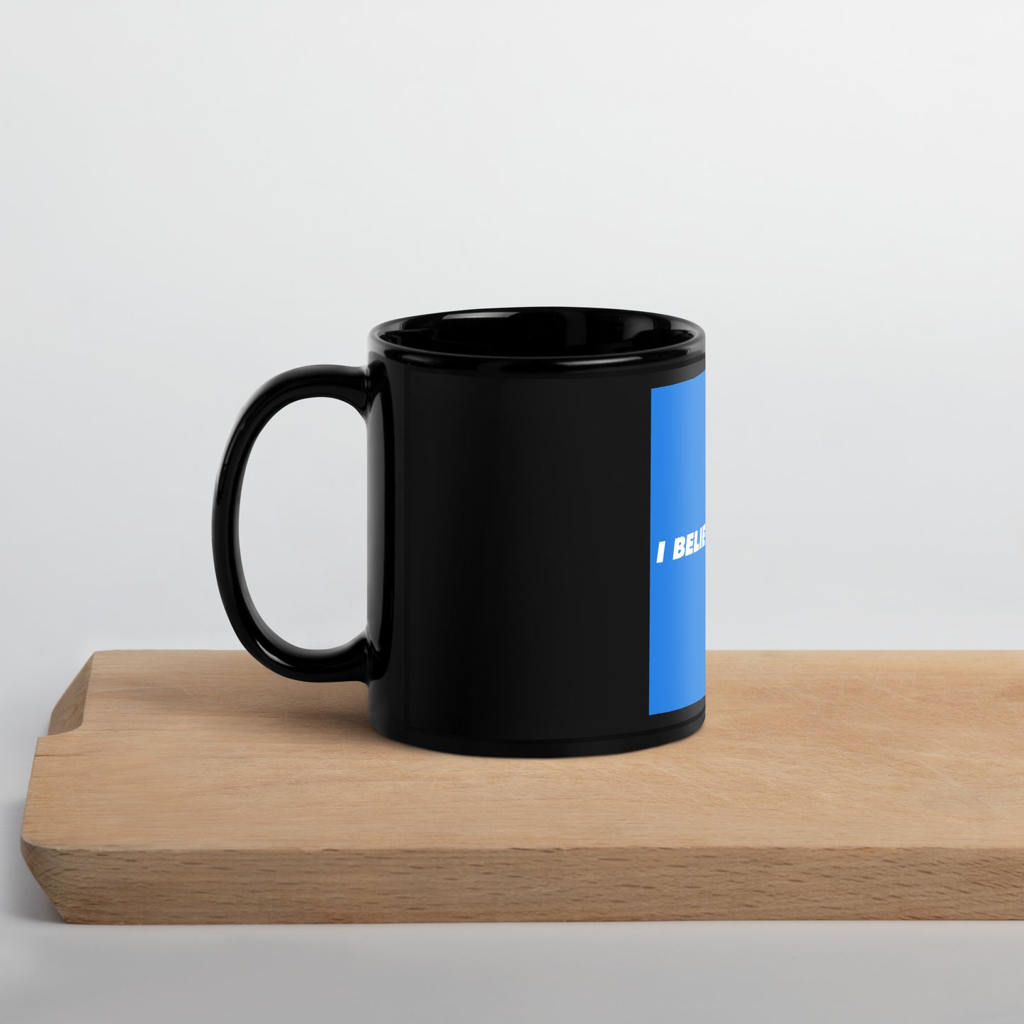 Black Glossy Mug - I believe in believe Zagiz
