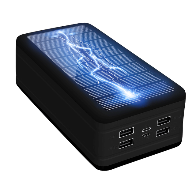 99000mAh Solar Power Bank Portable Charger Large Capacity LED 4USB Outdoor Travel External Battery for Samsung and IPhone Zagiz