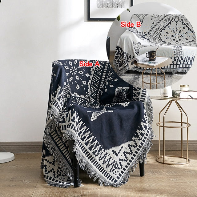 Unique Bohemian Throw Blanket or Picnic cover Zagiz