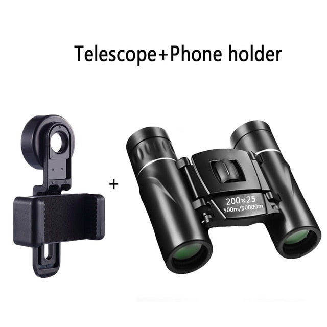 300x25 Powerful Binoculars Long Range Telescope HD Zoom Portable Folding Low Light Night Vision Monocular 4K Zagiz