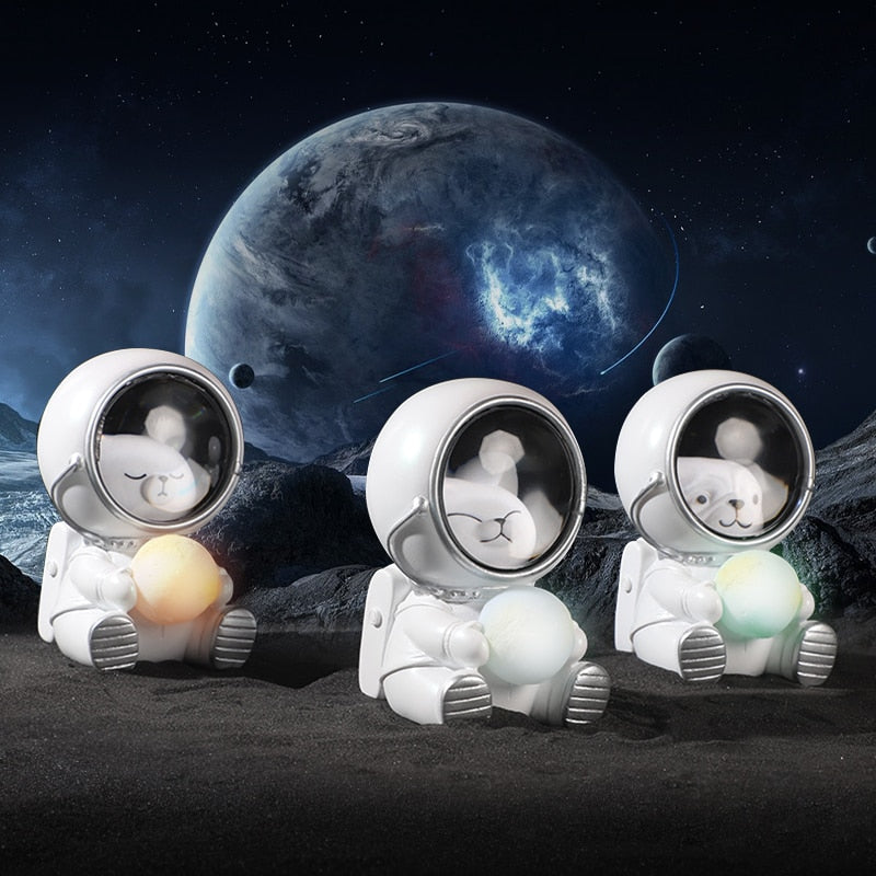 Spaceman Night Light Creative Cute Pet Astronaut Lamps Led Night Light for kids bedroom Zagiz