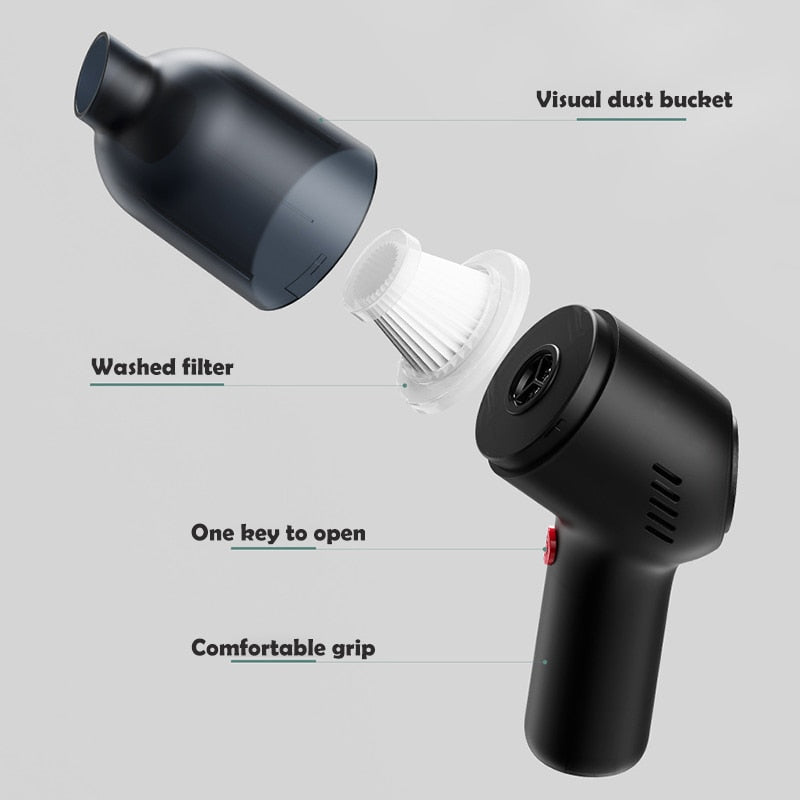 Wireless Car Mini Vacuum Cleaner Zagiz