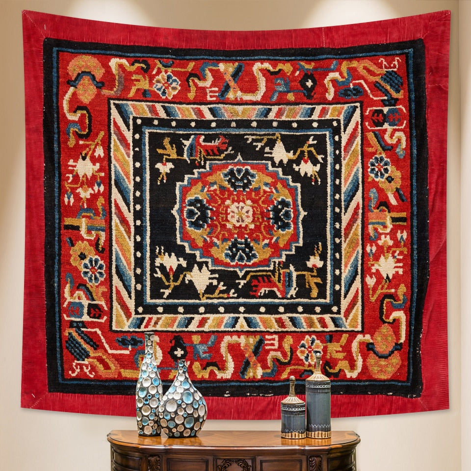 Bohemian Retro pattern home decoration tapestry wall decoration Zagiz