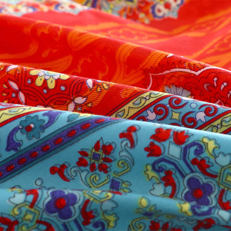 Bohemian bedding sets boho printed Mandala duvet cover set with Pillowcases Zagiz