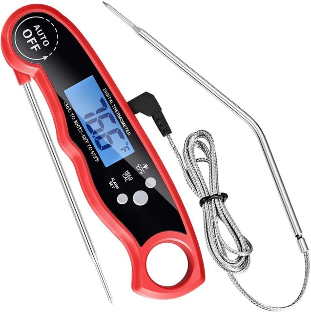 Instant Read Meat Thermometer Waterproof Ultra Fast Digital Thermometer Zagiz