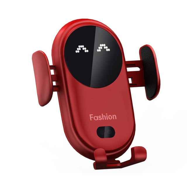 Wireless Charger Car Phone Holder with Smart Sensor Fast Charging Stand Mount Zagiz