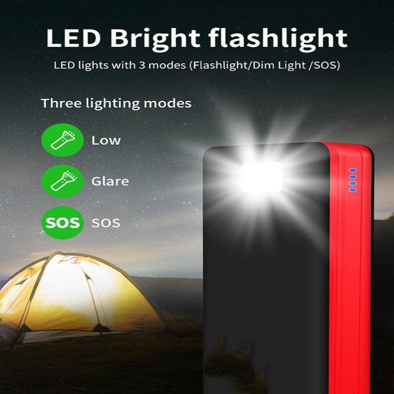 99000mAh Solar Power Bank Portable Charger Large Capacity LED 4USB Outdoor Travel External Battery for Samsung and IPhone Zagiz