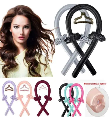 Heatless Curling Wand Headband Zagiz