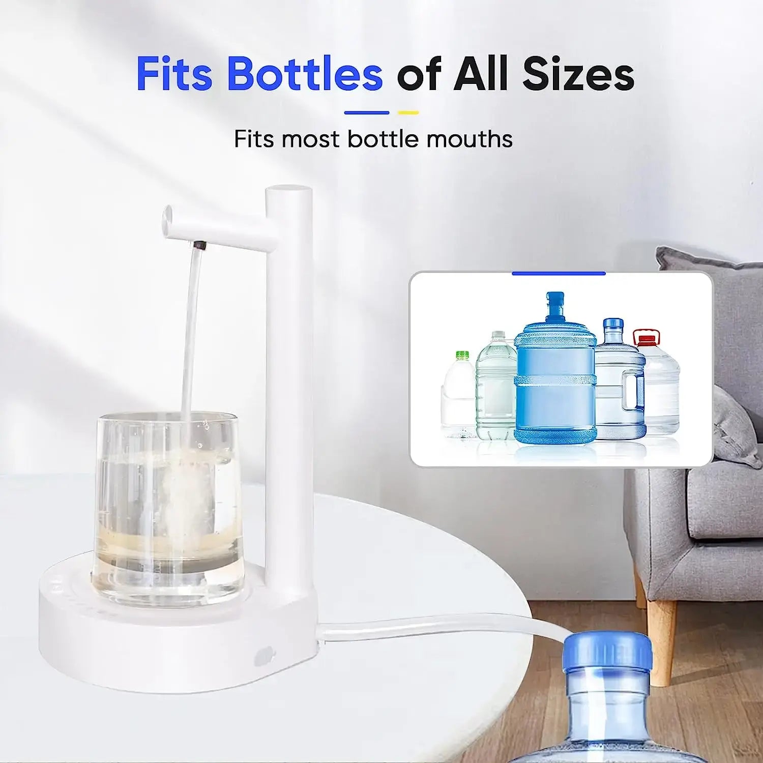 Desktop Water Bottle Dispenser Automatic Smart Electric Zagiz