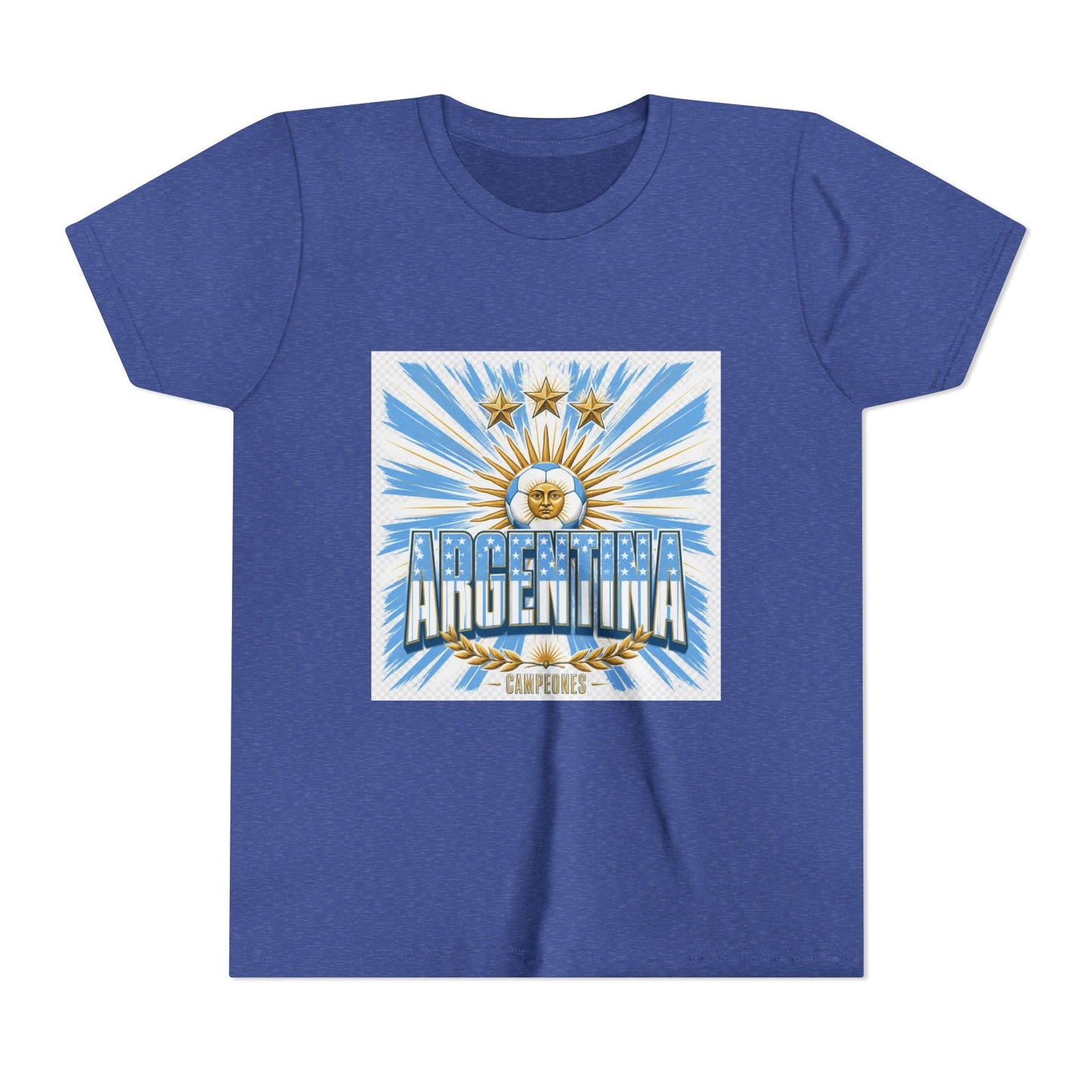 Argentina Youth Tee — Sun of May Flag Design Printify
