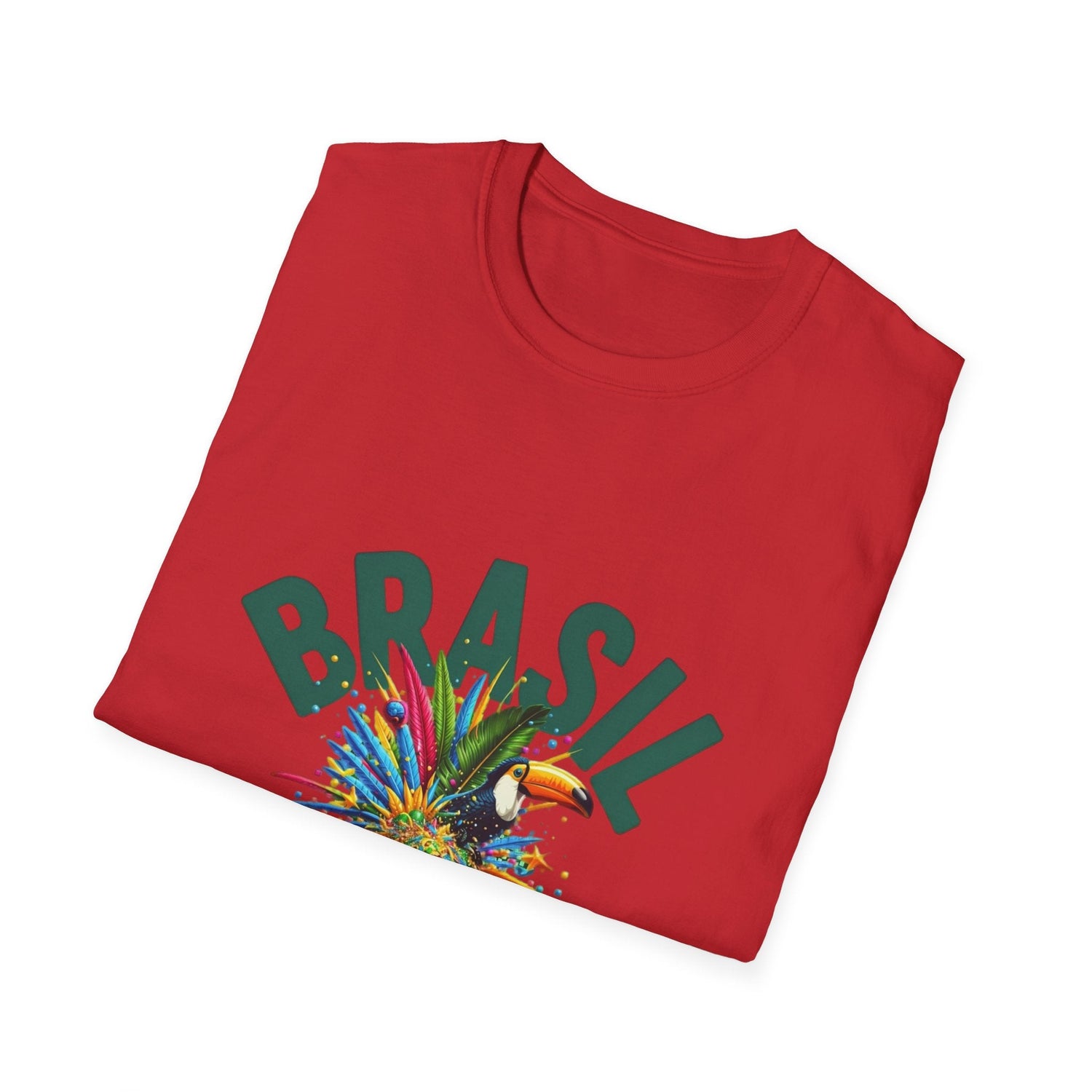 Brasil Tropical T-Shirt – Colorful Carnival Pineapple Graphic Tee Printify