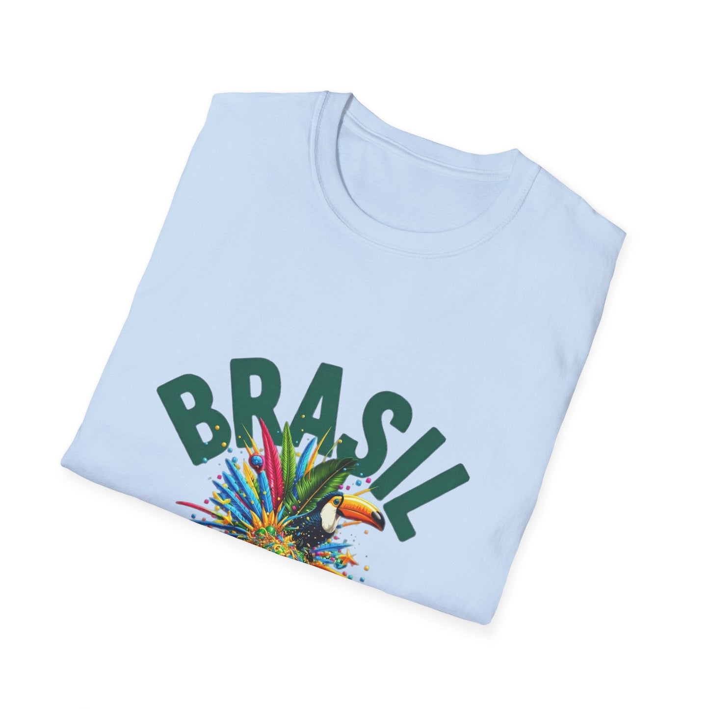 Brasil Tropical T-Shirt – Colorful Carnival Pineapple Graphic Tee Printify