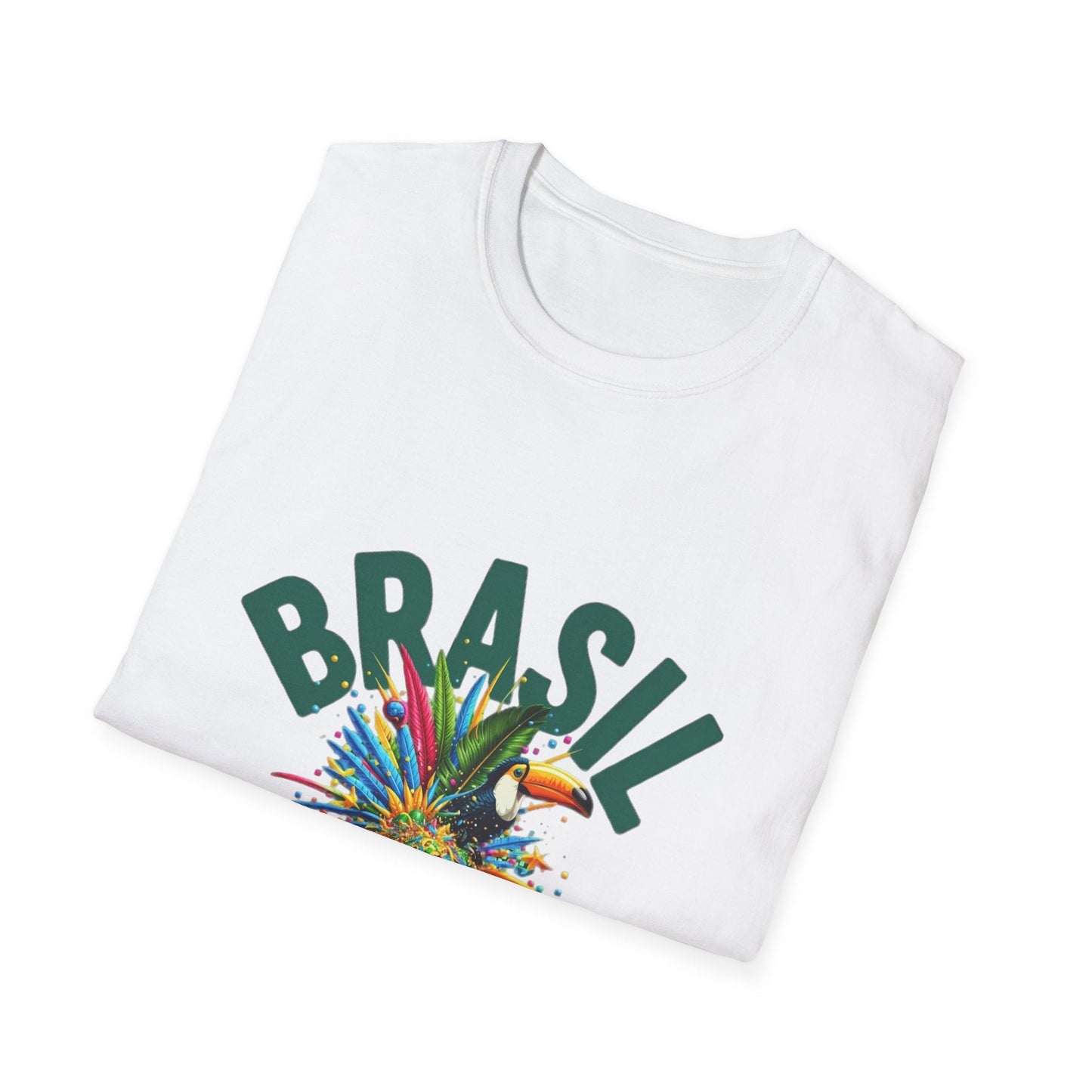 Brasil Tropical T-Shirt – Colorful Carnival Pineapple Graphic Tee Printify