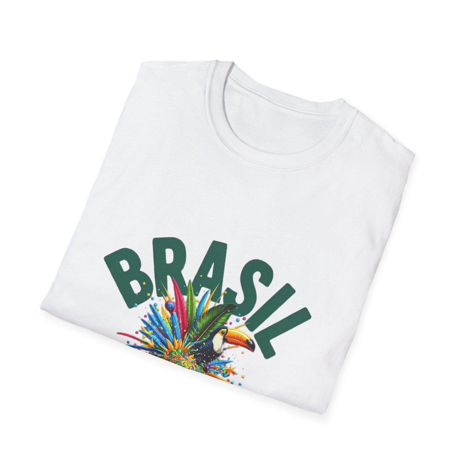 Brasil Tropical T-Shirt – Colorful Carnival Pineapple Graphic Tee Printify