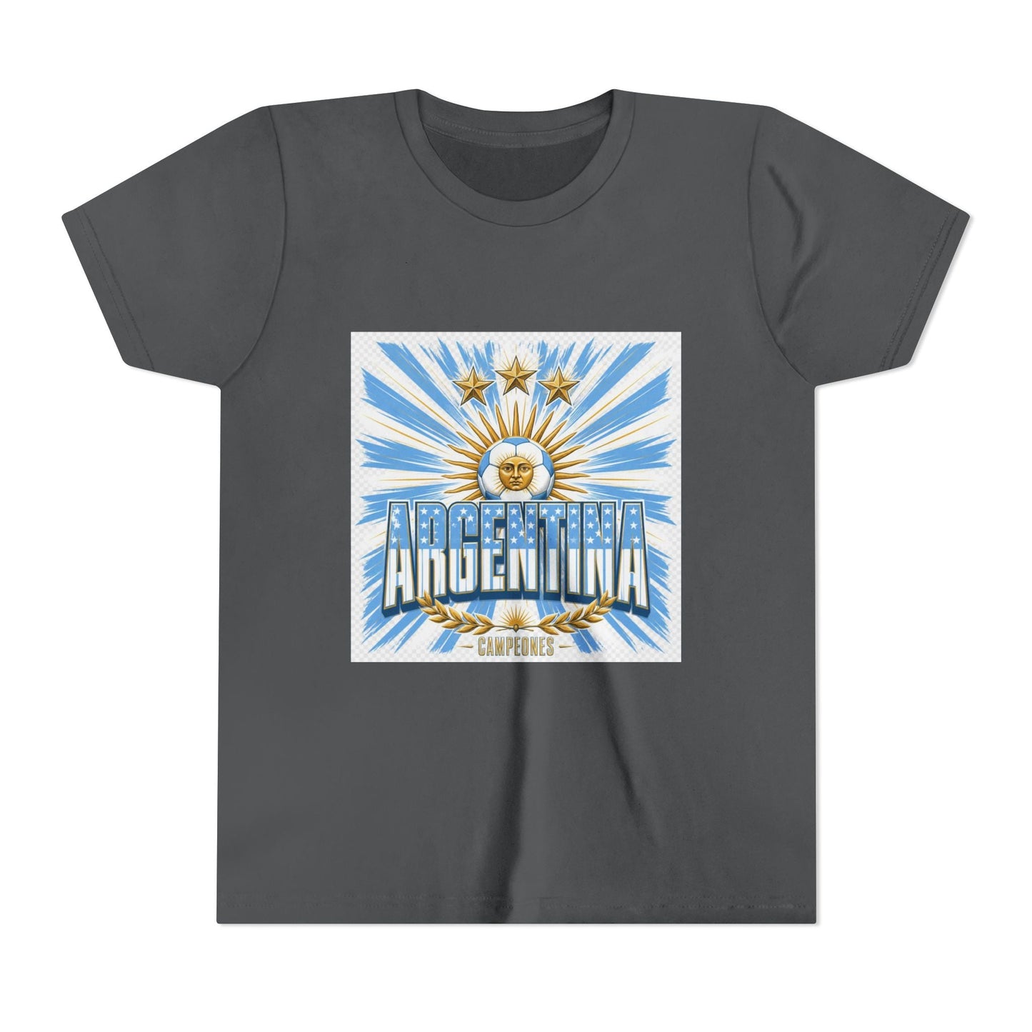 Argentina Youth Tee — Sun of May Flag Design Printify