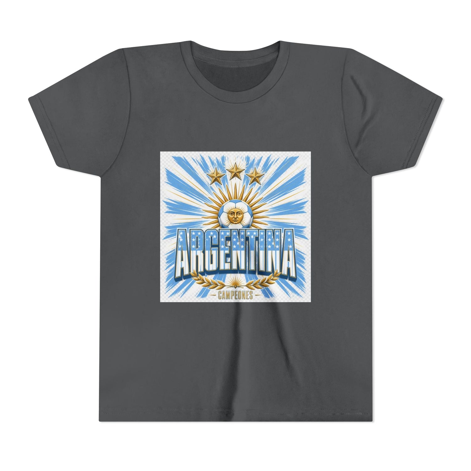 Argentina Youth Tee — Sun of May Flag Design Printify
