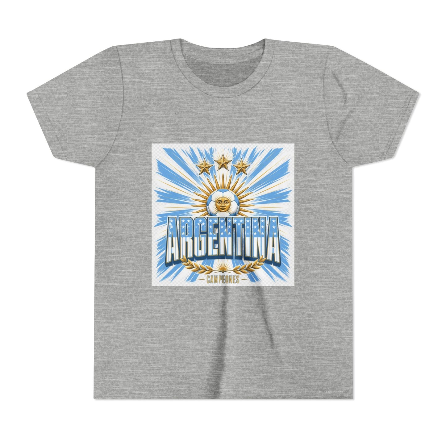 Argentina Youth Tee — Sun of May Flag Design Printify