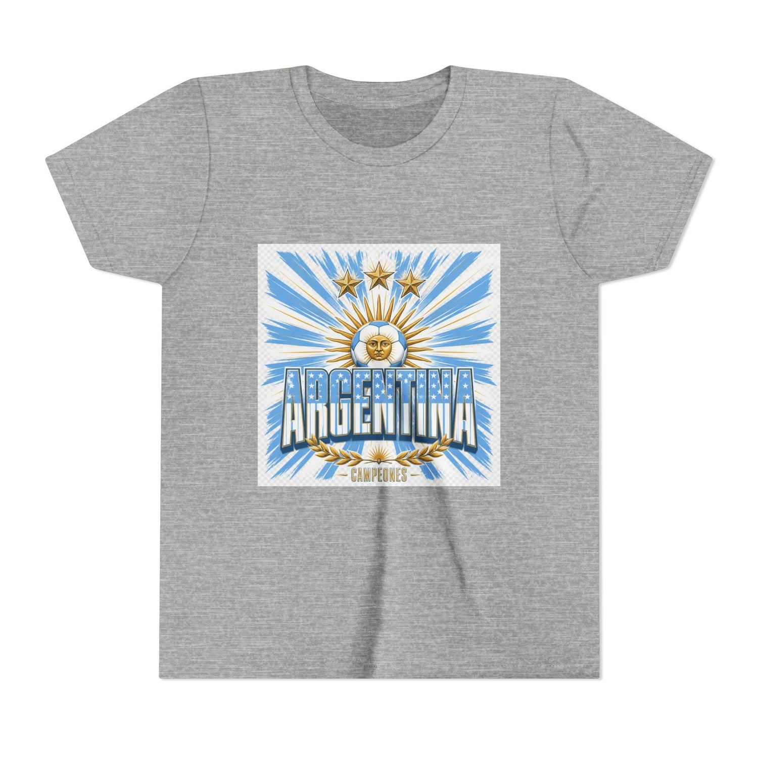 Argentina Youth Tee — Sun of May Flag Design Printify