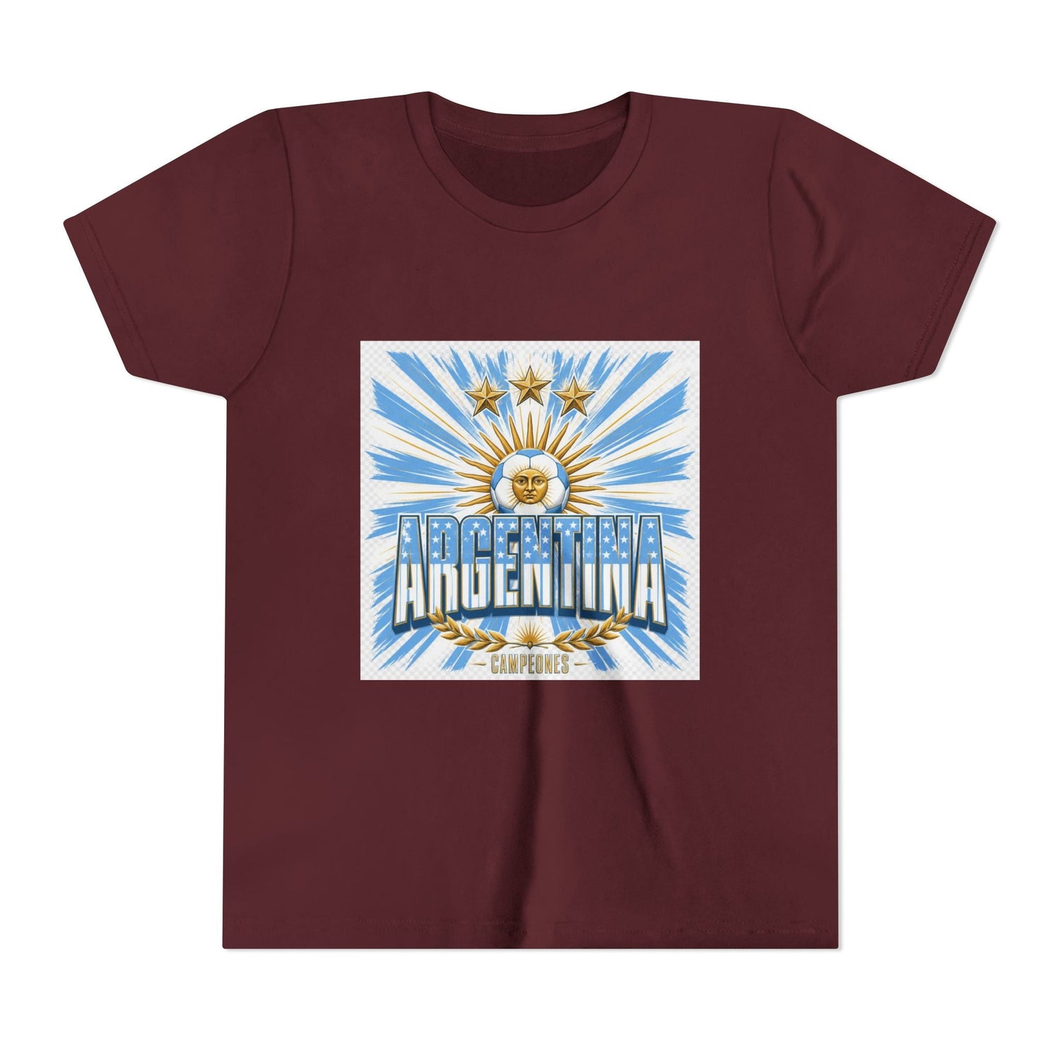 Argentina Youth Tee — Sun of May Flag Design Printify