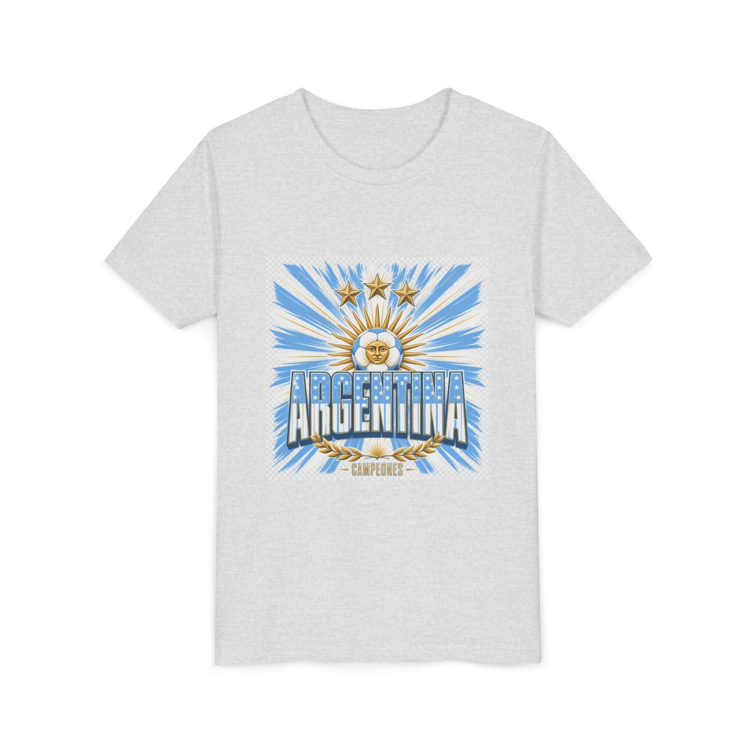 Argentina Youth Tee — Sun of May Flag Design Printify
