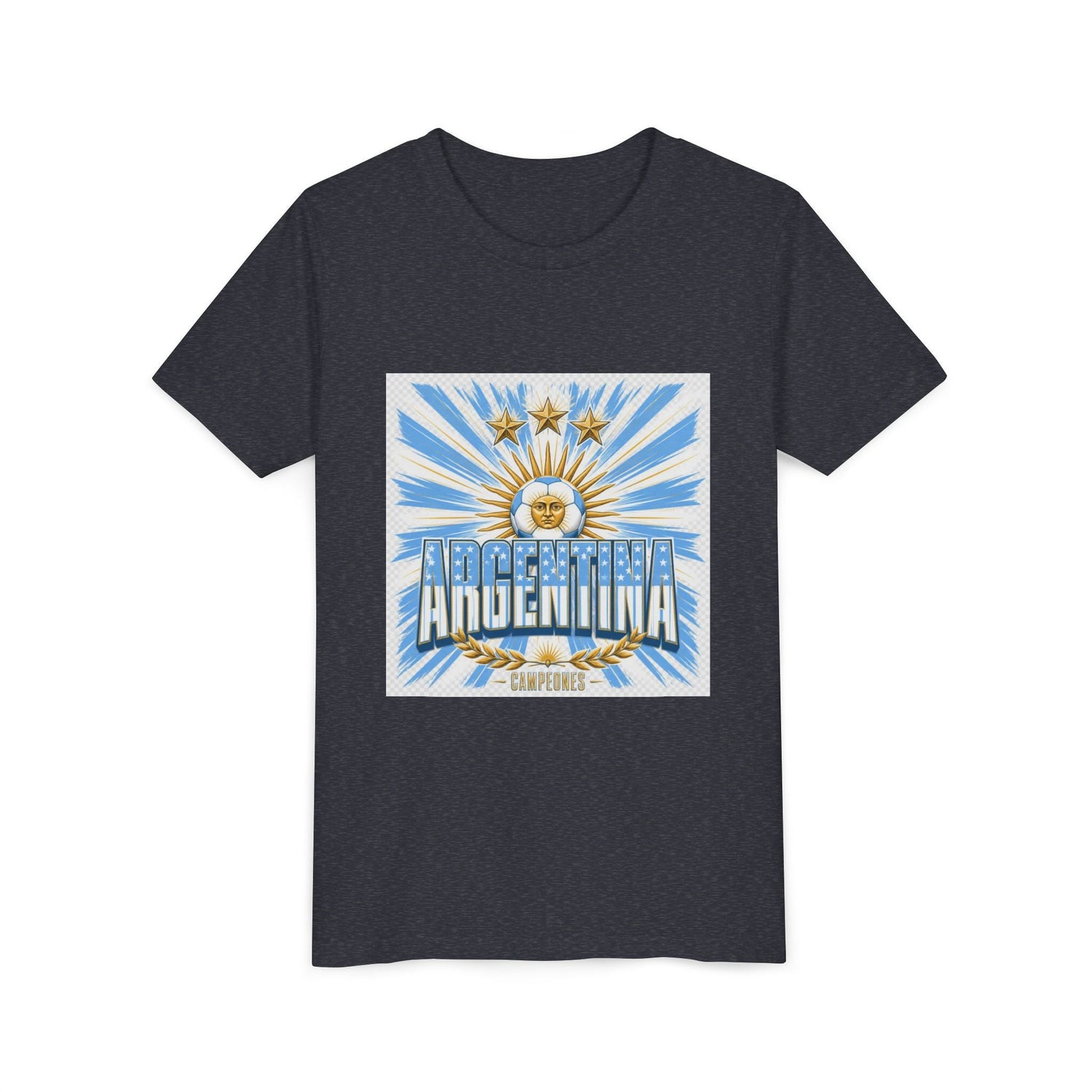 Argentina Youth Tee — Sun of May Flag Design Printify