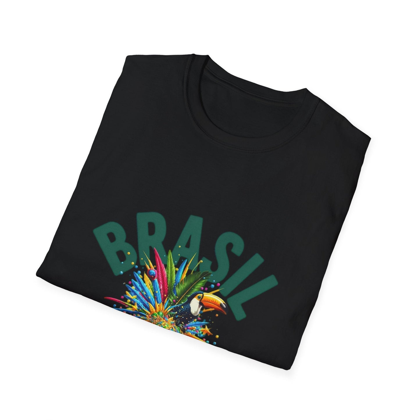Brasil Tropical T-Shirt – Colorful Carnival Pineapple Graphic Tee Printify