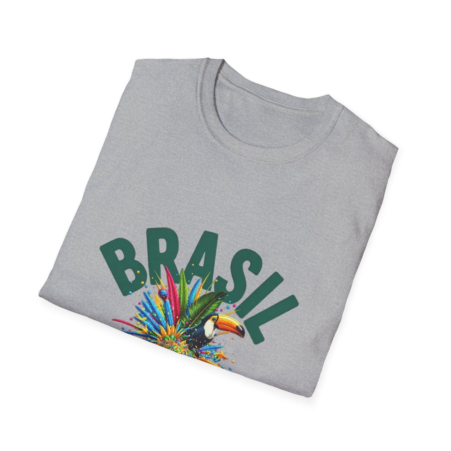 Brasil Tropical T-Shirt – Colorful Carnival Pineapple Graphic Tee Printify